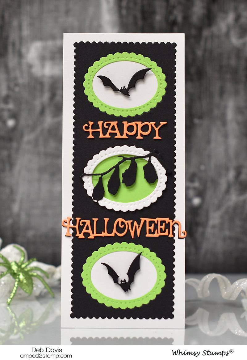 Happy Halloween Word Die Set - Whimsy Stamps