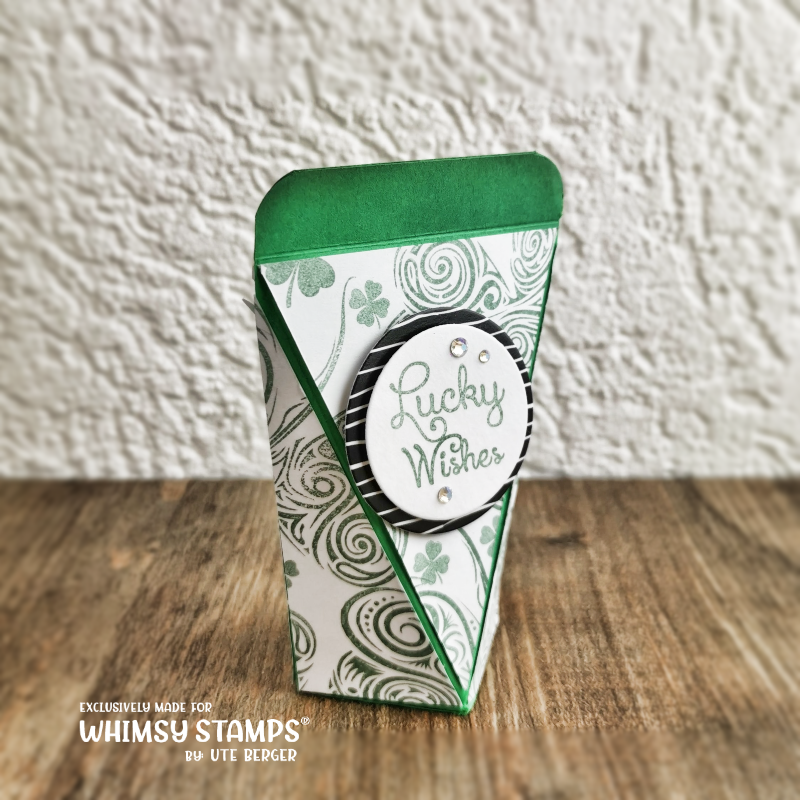 Shamrock Swirl Clear Stamps - Whimsy Stamps