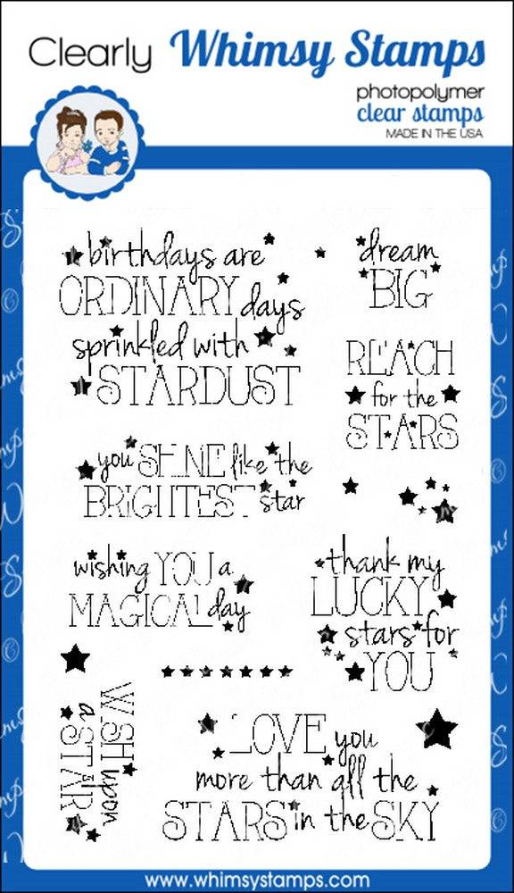 Shine Bright Clear Stamps - Whimsy Stamps