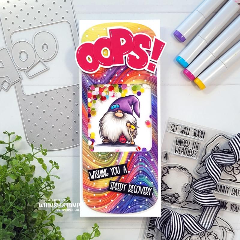 **NEW Slimline Big BooBoo Die Set - Whimsy Stamps