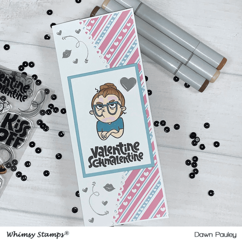 Slimline Envelope Edger Die Set - Whimsy Stamps