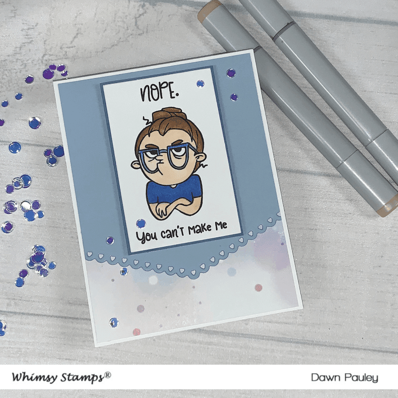 Slimline Envelope Edger Die Set - Whimsy Stamps