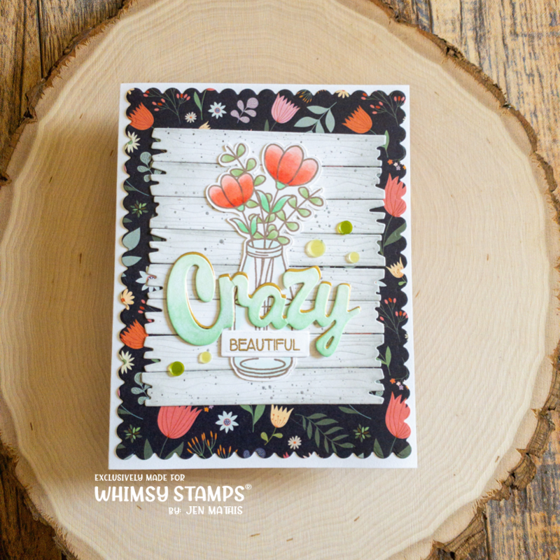 **NEW Slimline Fence Die Set - Whimsy Stamps