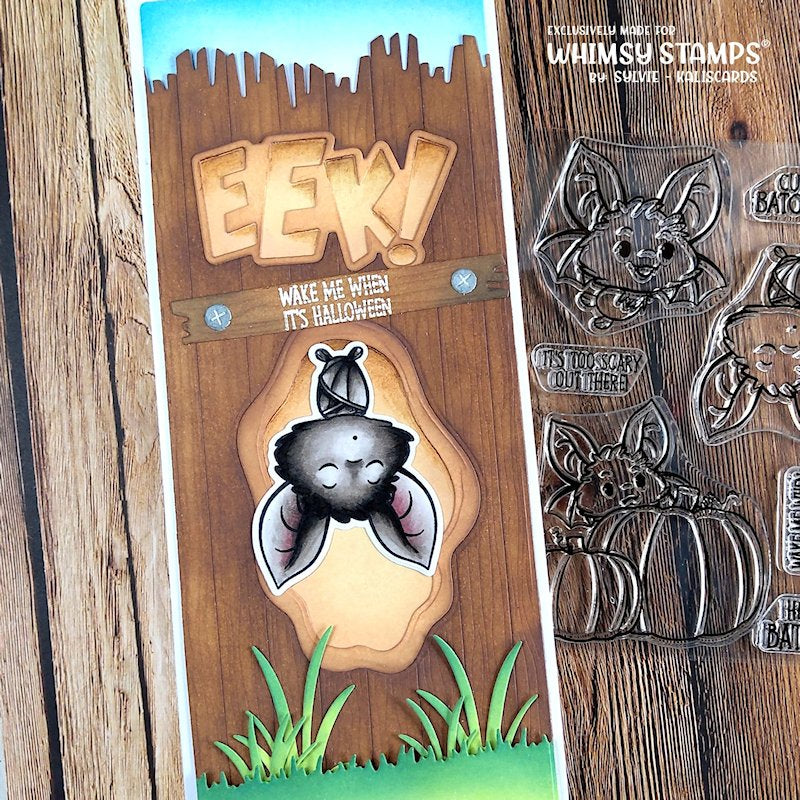 Slimline Fence Die Set - Whimsy Stamps