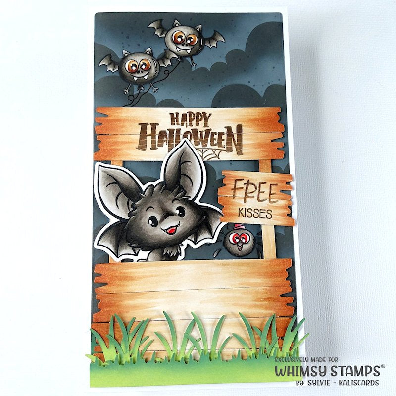 Slimline Fence Die Set - Whimsy Stamps