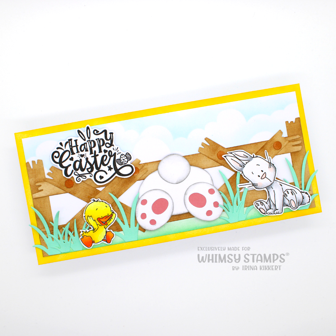 Slimline Fence Die Set - Whimsy Stamps