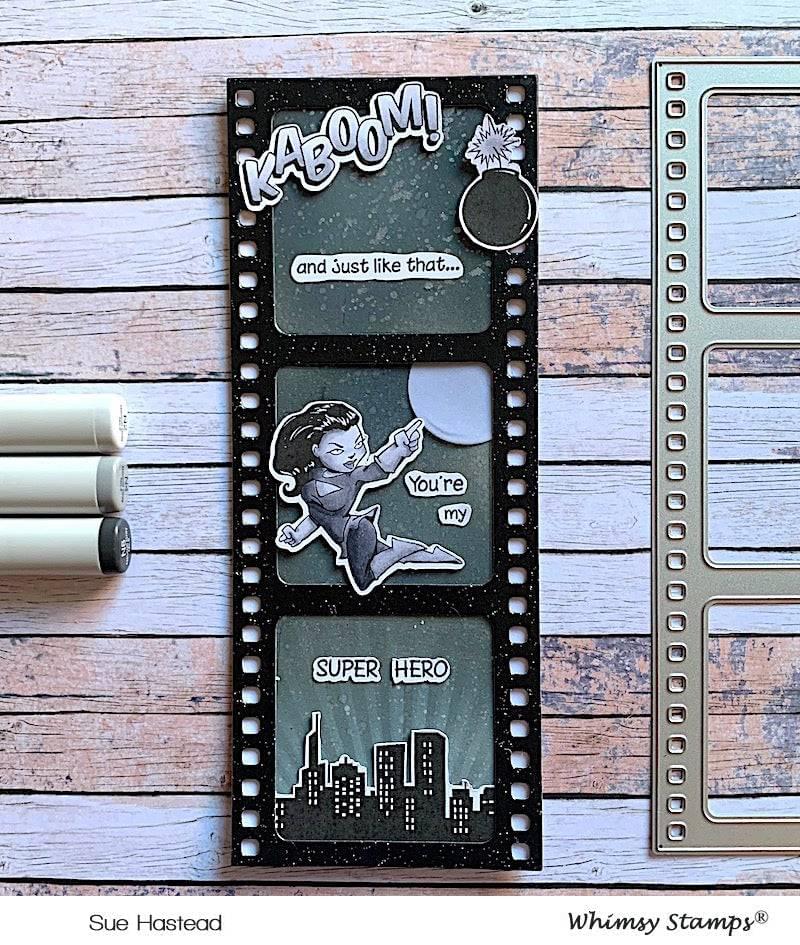 Slimline Film Strip Die - Whimsy Stamps