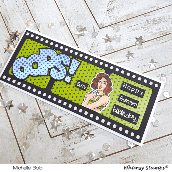 Slimline Film Strip Die - Whimsy Stamps