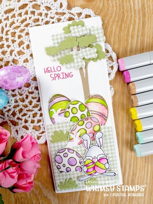 Slimline Meadow Die Set - Whimsy Stamps