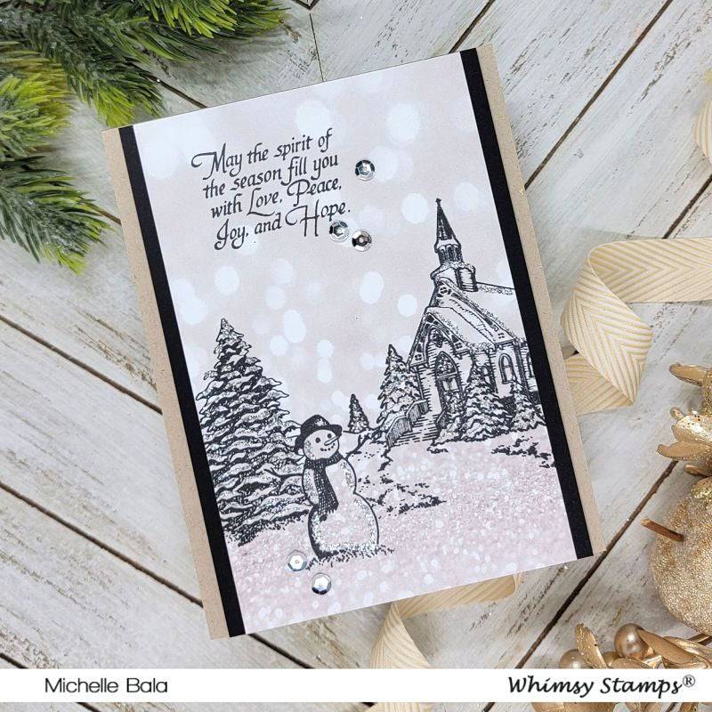 *NEW Slimline Paper Pack - Champagne - Whimsy Stamps