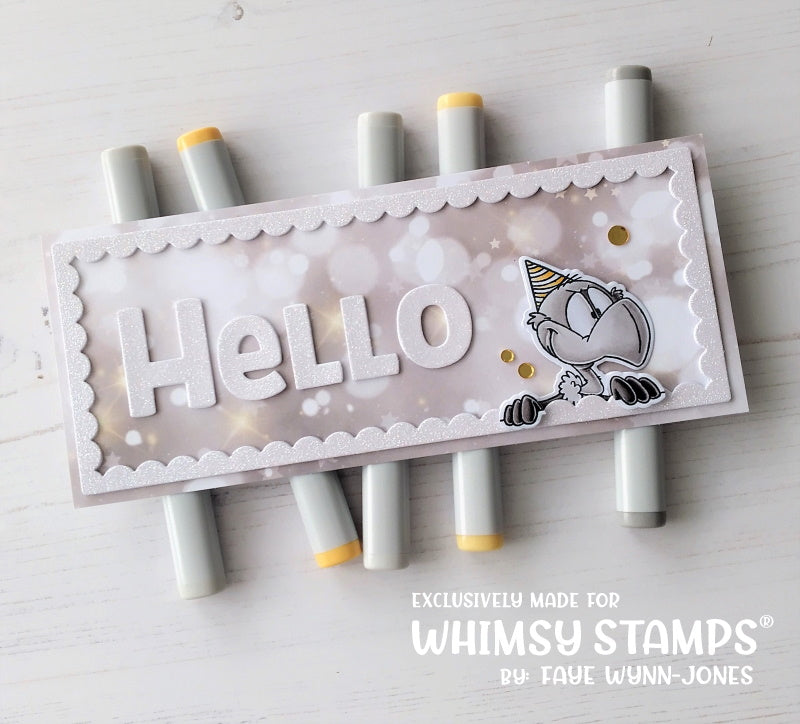 Slimline Paper Pack - Champagne - Whimsy Stamps