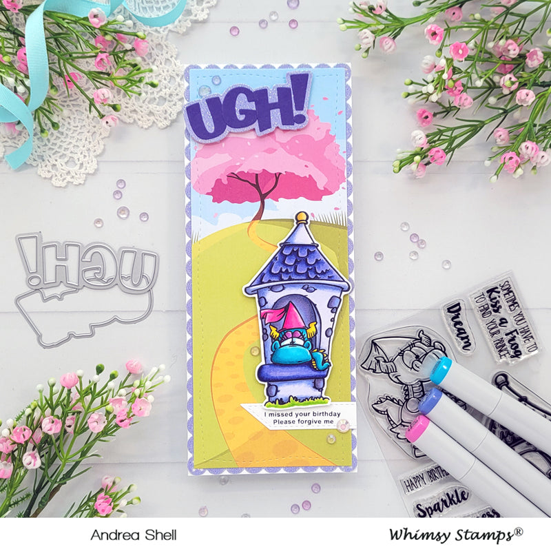 **NEW Slimline Paper Pack - Enchanted Kingdom - Whimsy Stamps