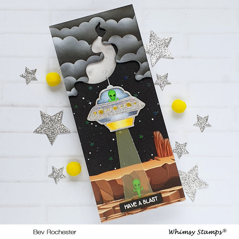 **NEW Slimline Paper Pack - Lost in Space - Whimsy Stamps