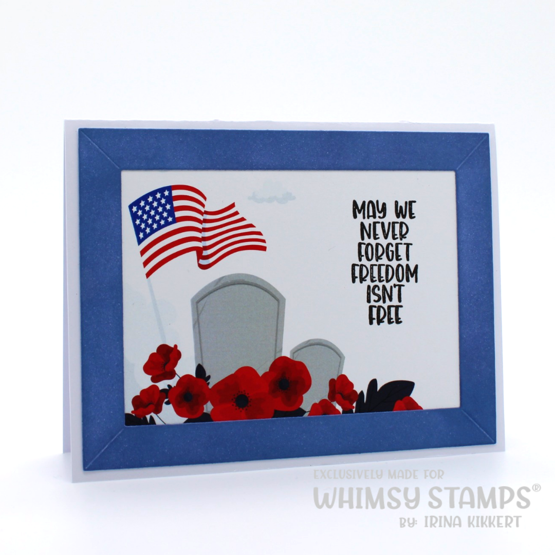 **NEW Slimline Paper Pack - Military - Whimsy Stamps