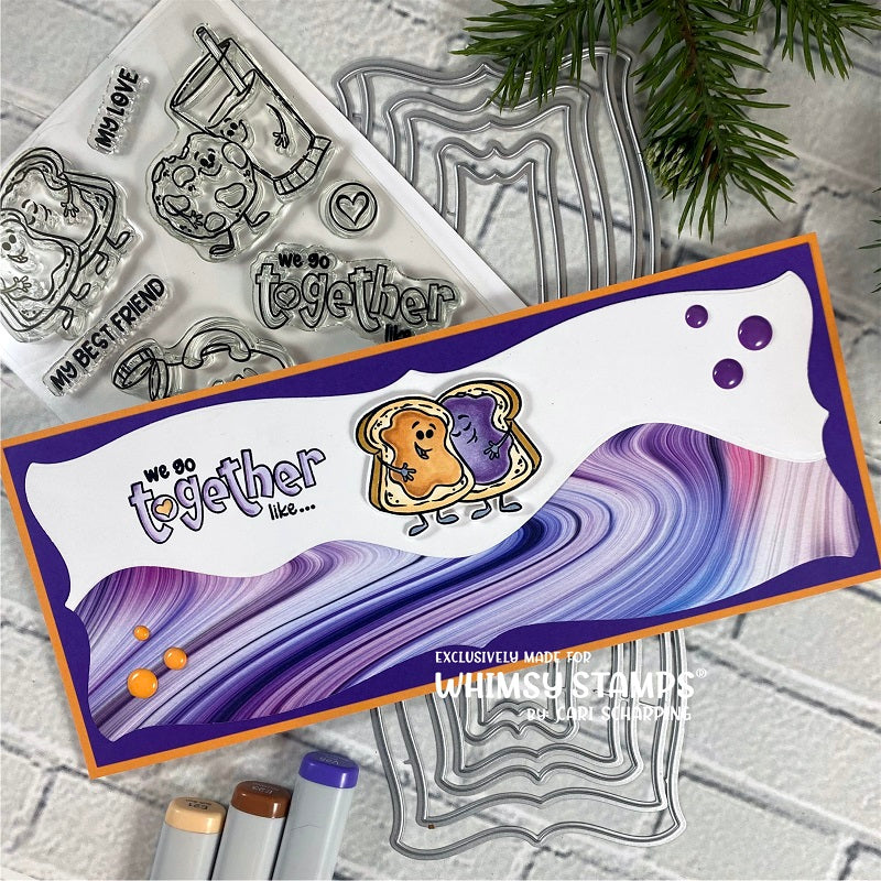 Slimline Paper Pack - Taffy - Whimsy Stamps