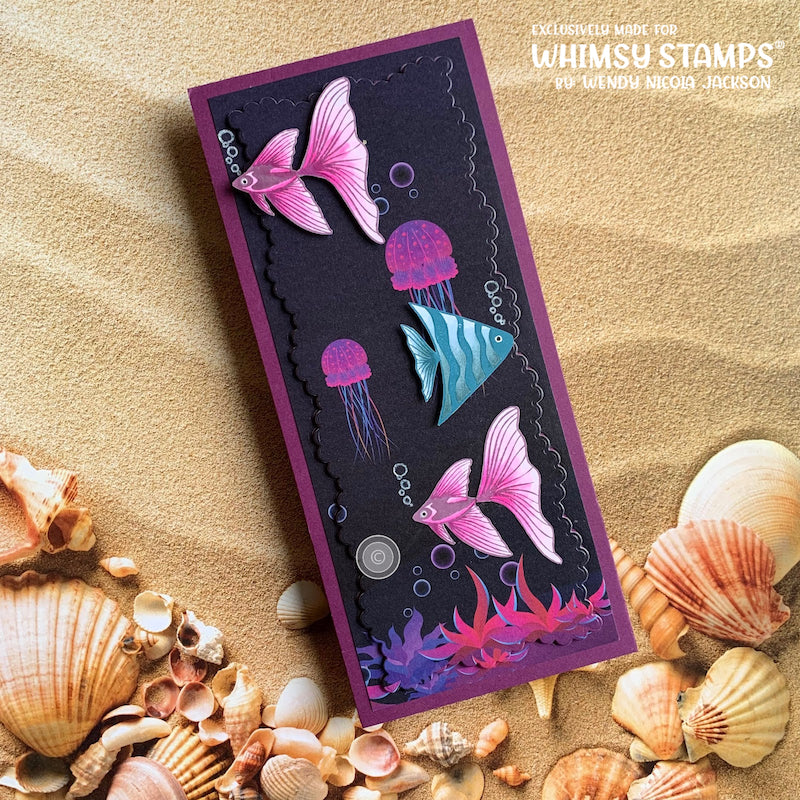 Slimline Paper Pack - Under the Sea - Whimsy Stamps