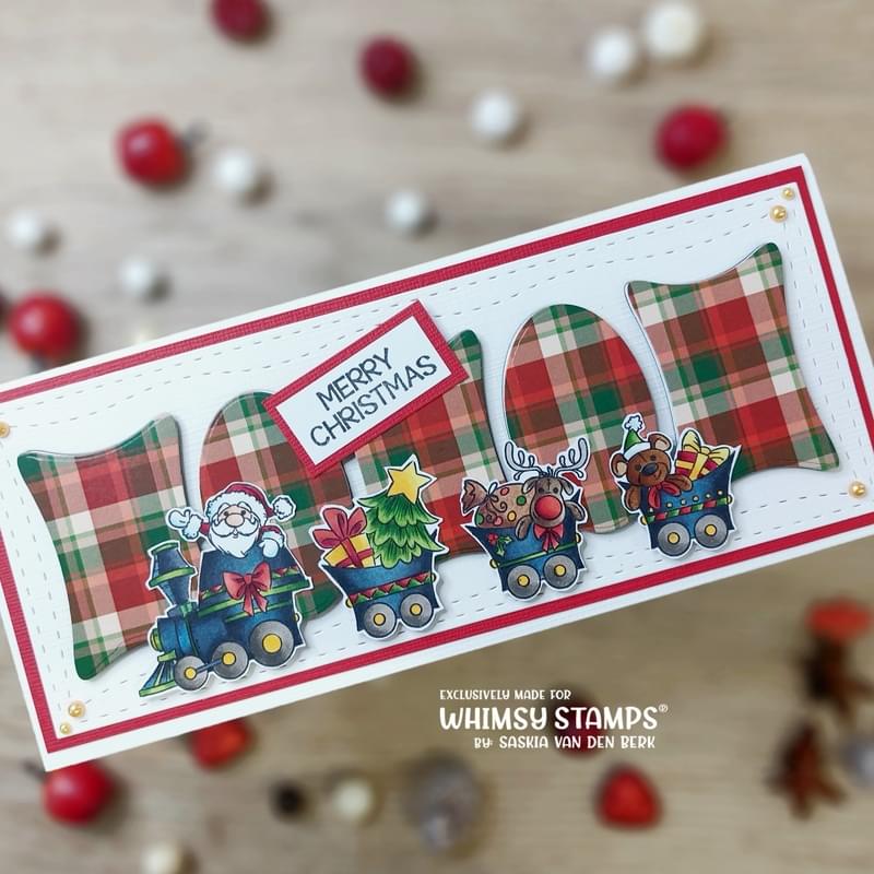 Slimline Pillows Die - Whimsy Stamps