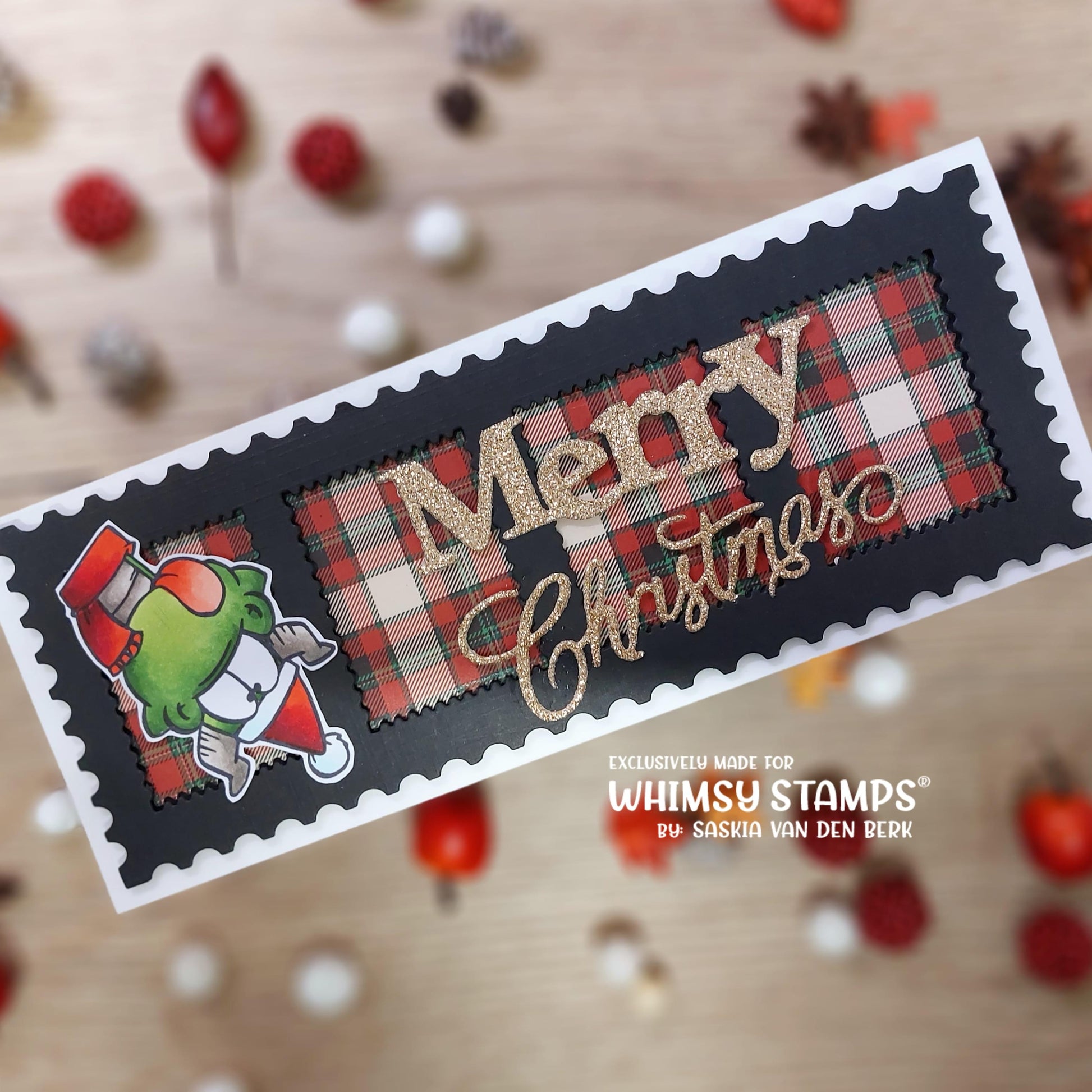 Slimline Postage Die - Whimsy Stamps