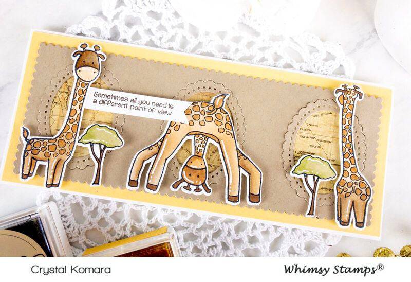 Slimline Scallop Die - Whimsy Stamps