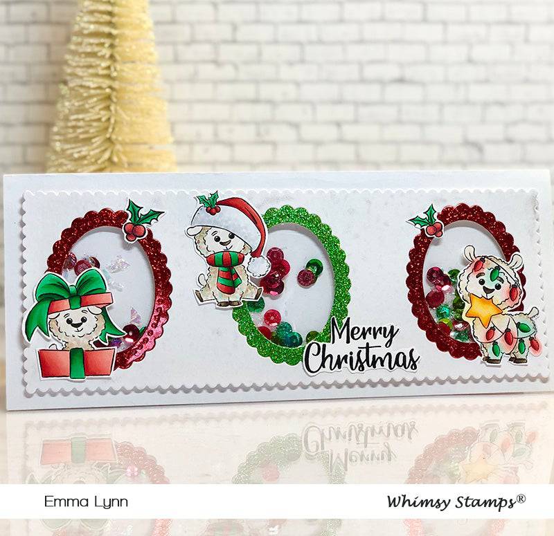 Slimline Scallop Die - Whimsy Stamps