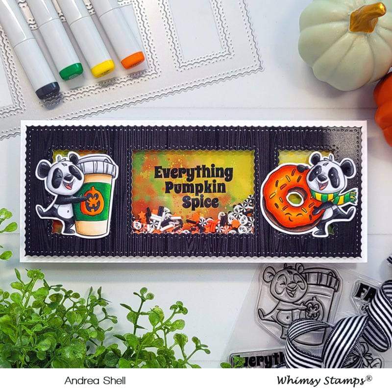 Slimline Scenic Window Die - Whimsy Stamps