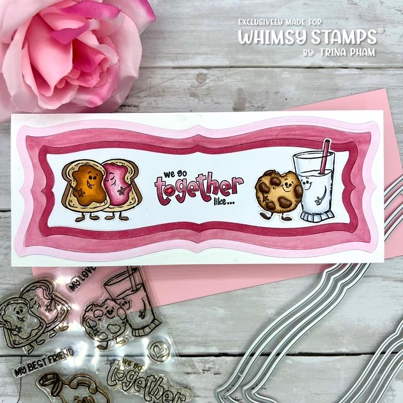 **NEW Slimline Victorian Layers Die Set - Whimsy Stamps