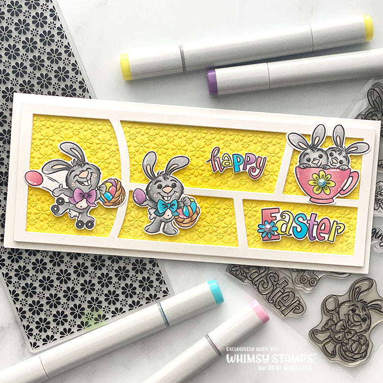 Slimline Wonky Window 1 Die - Whimsy Stamps
