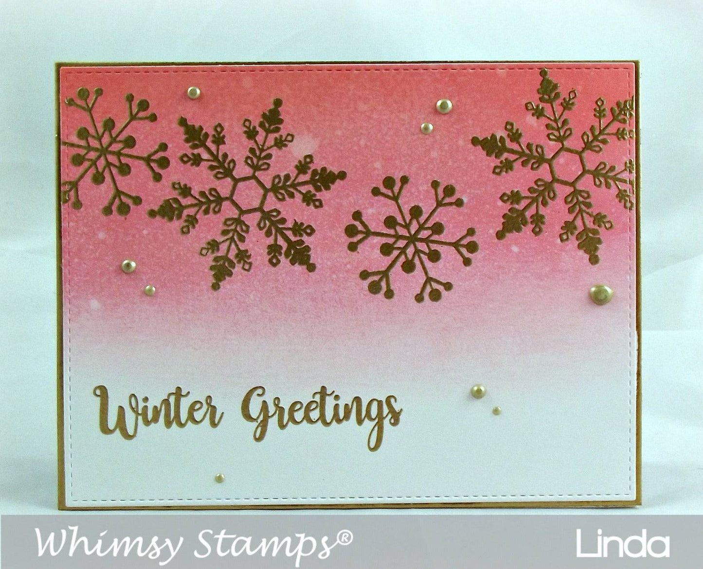 Snow Flurry Clear Stamps - Whimsy Stamps