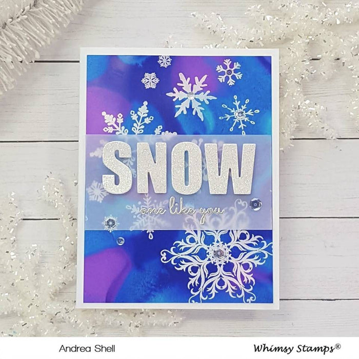 Snow Flurry Clear Stamps - Whimsy Stamps