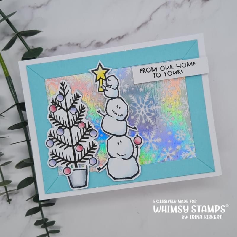 **NEW Snowball Family Clear Stamps - Whimsy Stamps