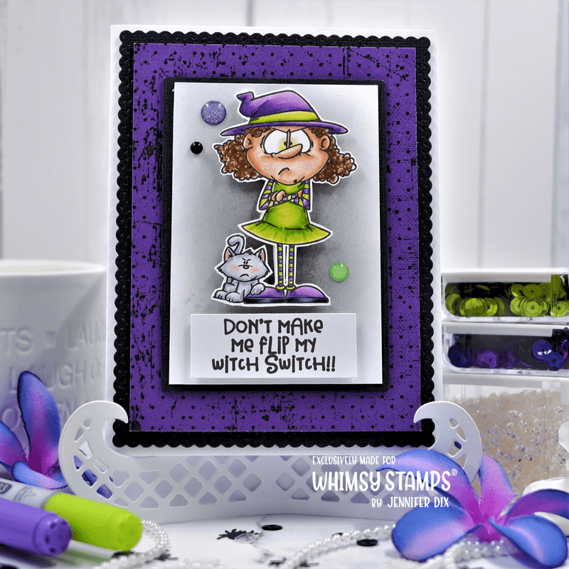 **NEW So Witchy Clear Stamps - Whimsy Stamps