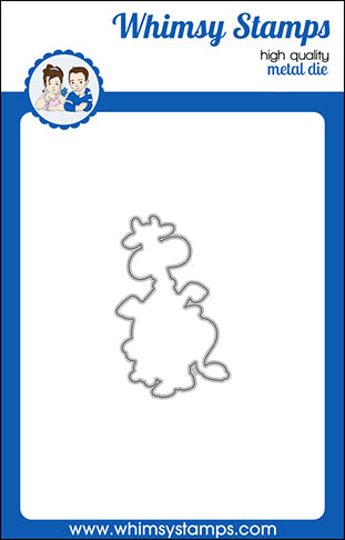 **NEW Southern Cow Bell Outline Die - Whimsy Stamps