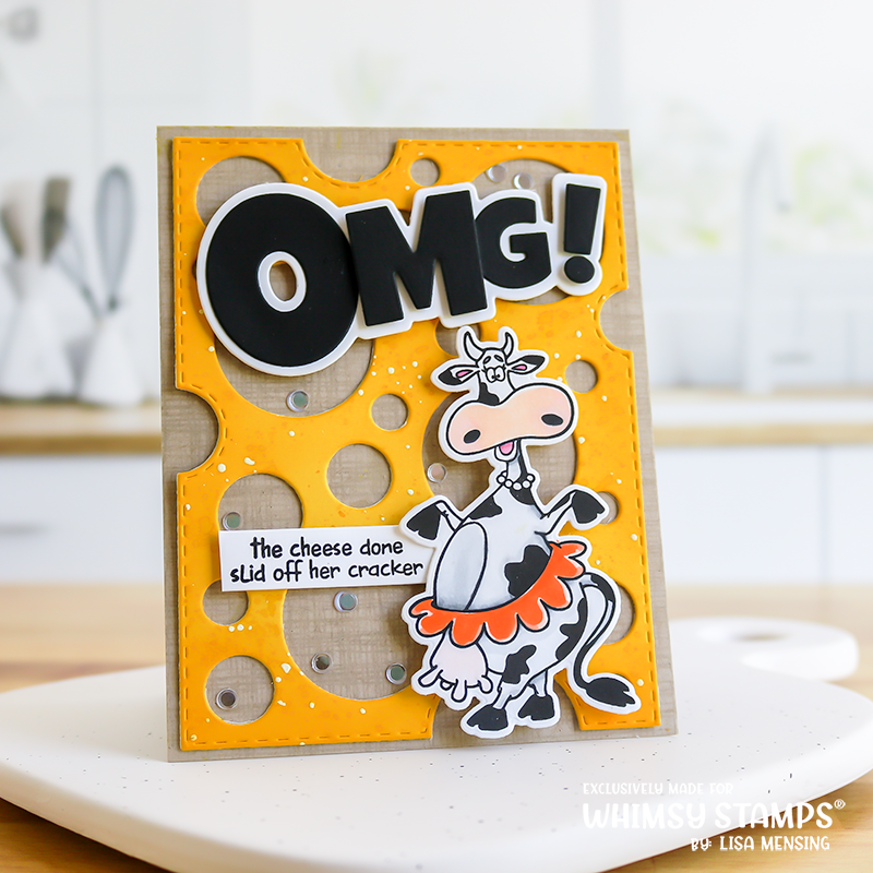 **NEW Southern Cow Bell Outline Die - Whimsy Stamps