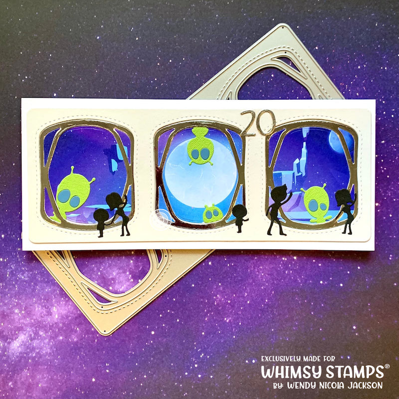 Space Minions Die Set - Whimsy Stamps