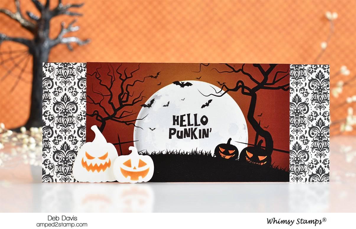 Spirited Sentiments Clear Stamps - Whimsy Stamps