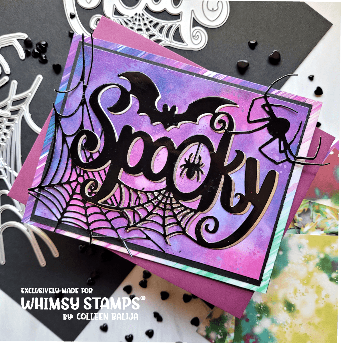 Spooky Large Word Die - Whimsy Stamps