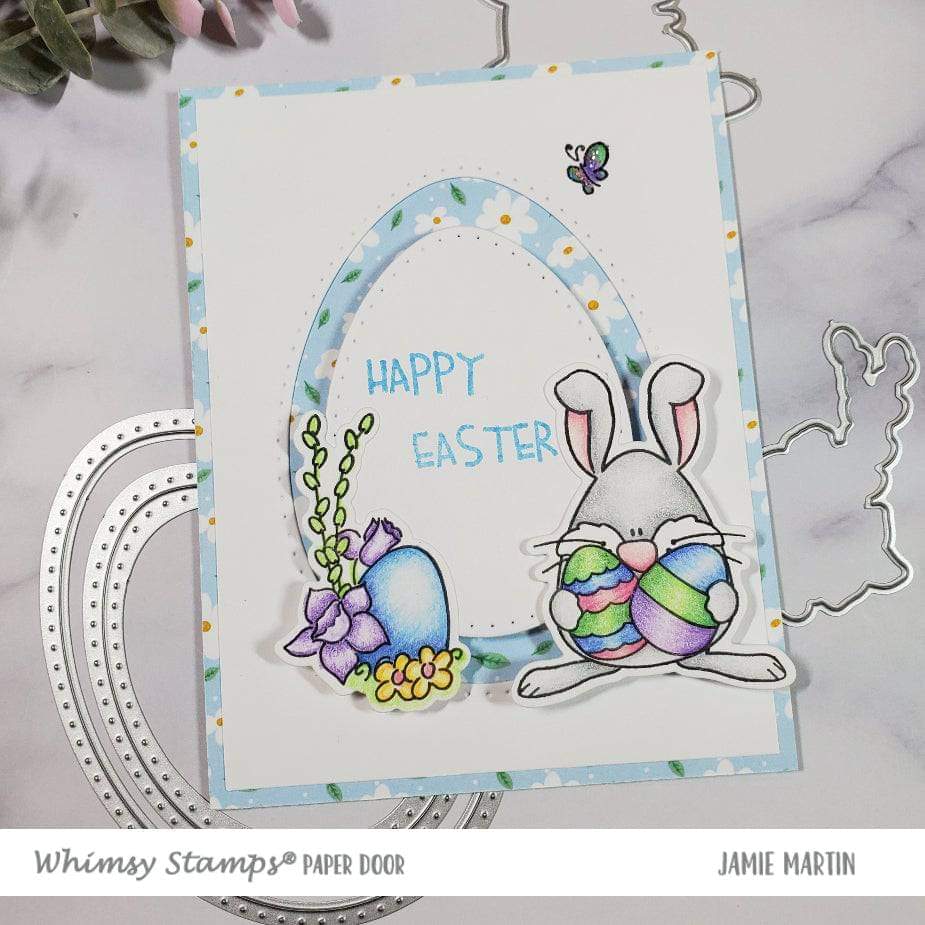 Spring Bunnies Clear Stamps - Whimsy Stamps