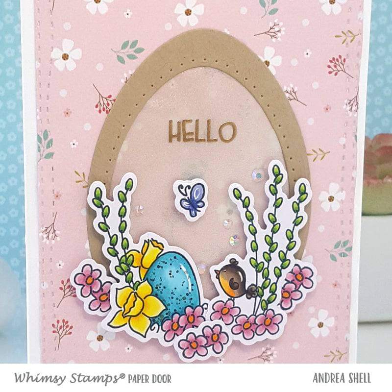 Spring Bunnies Clear Stamps - Whimsy Stamps