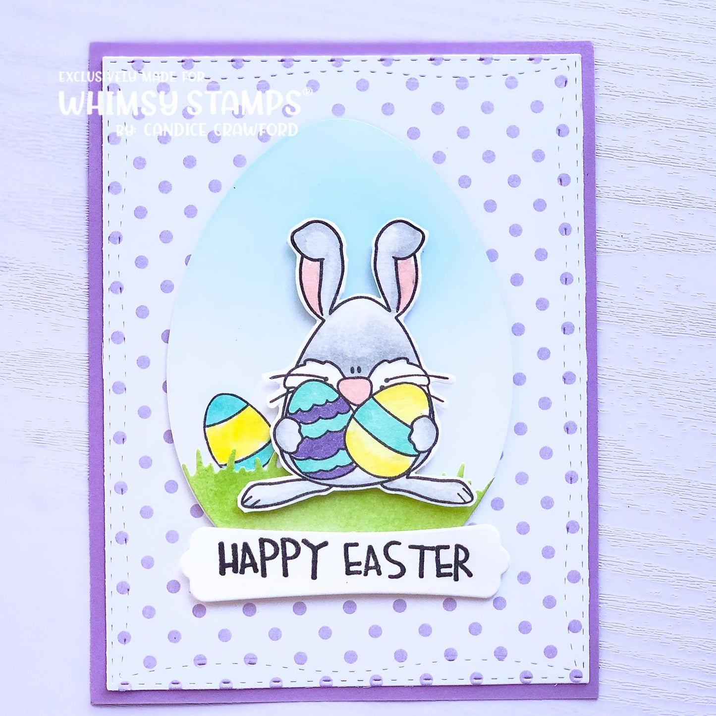 Spring Bunnies Clear Stamps - Whimsy Stamps