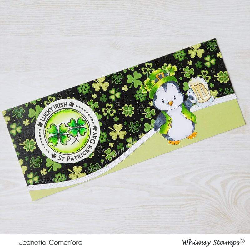 St. Patrick's Day Gold Clear Stamps - Whimsy Stamps