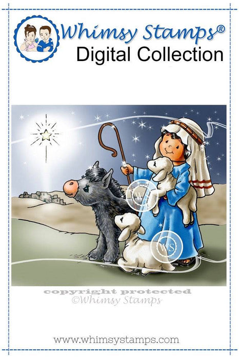 Star of Bethlehem - Digital Stamp - Whimsy Stamps