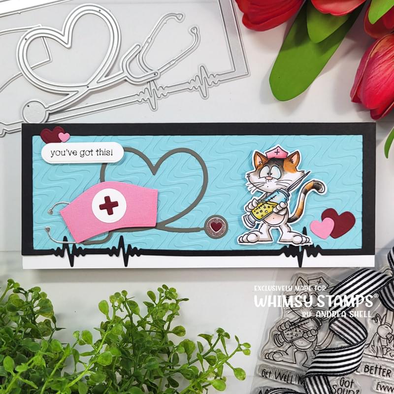 **NEW Stethoscope Die Set - Whimsy Stamps