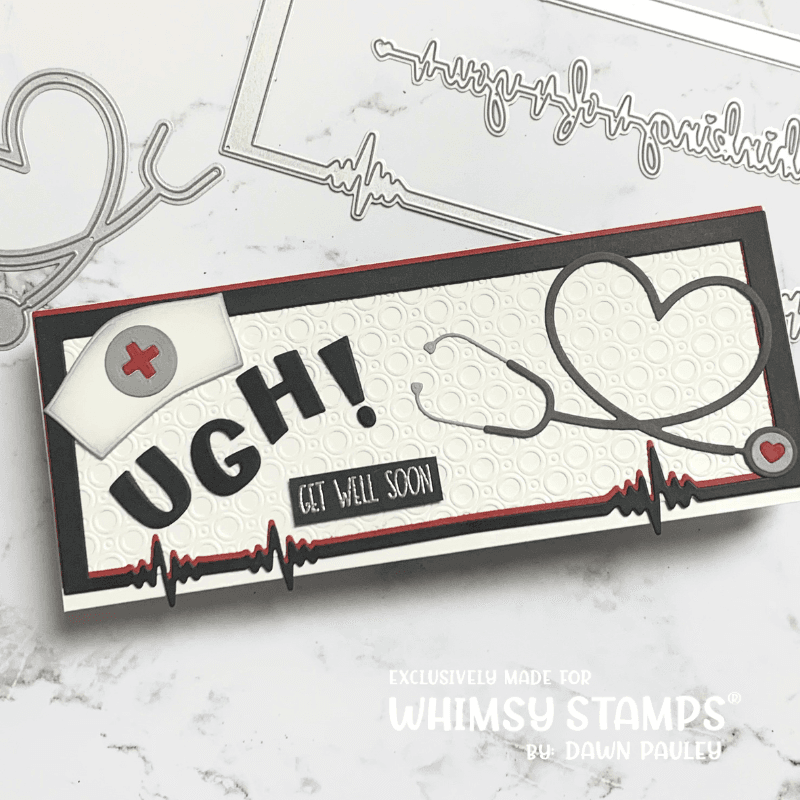 **NEW Stethoscope Die Set - Whimsy Stamps
