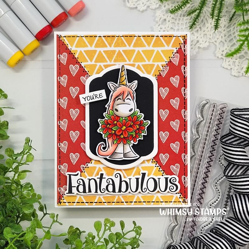 **NEW Stitches Clear Stamps - Whimsy Stamps