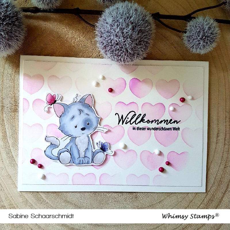 Sweet Kitties - Digital Stamp - Whimsy Stamps