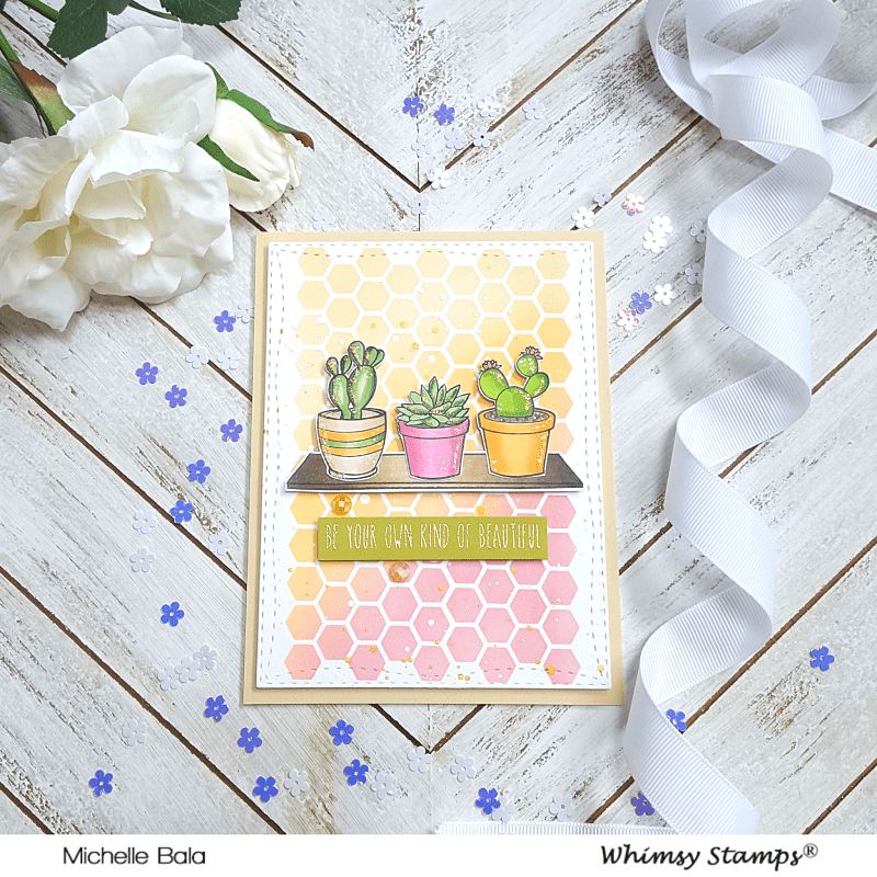 Sweet Succulents Clear Stamps - Whimsy Stamps