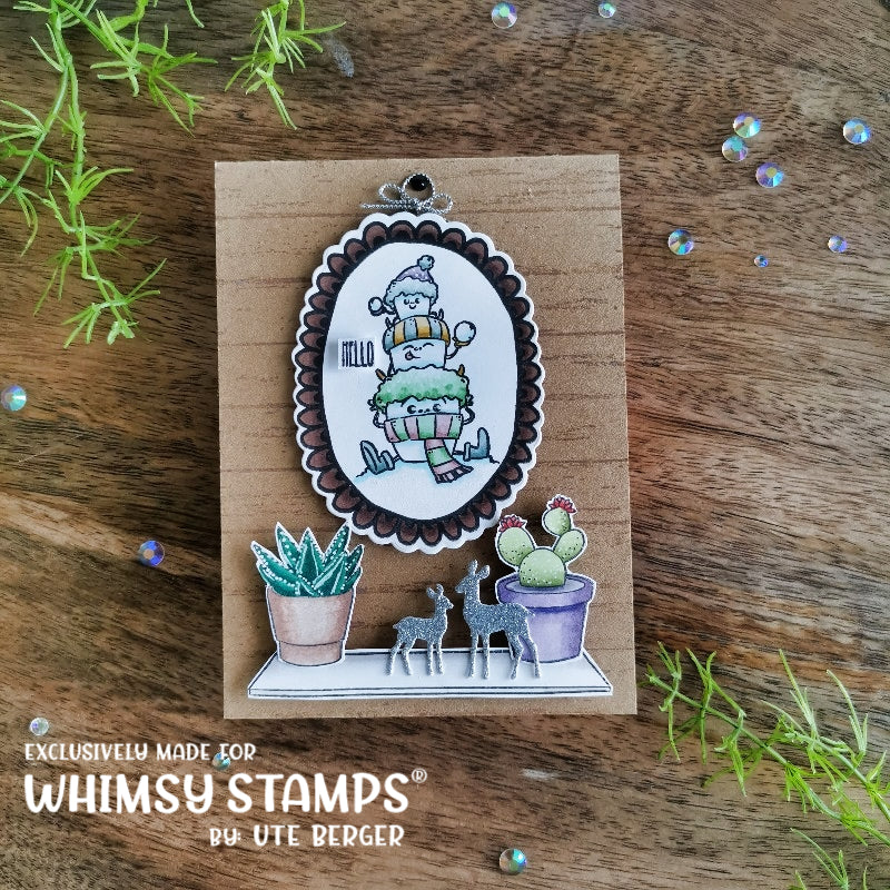 Sweet Succulents Clear Stamps - Whimsy Stamps