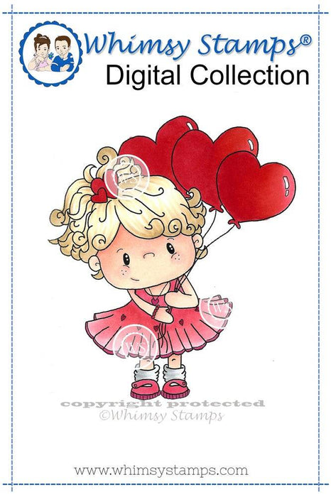 Sweetheart - Digital Stamp - Whimsy Stamps