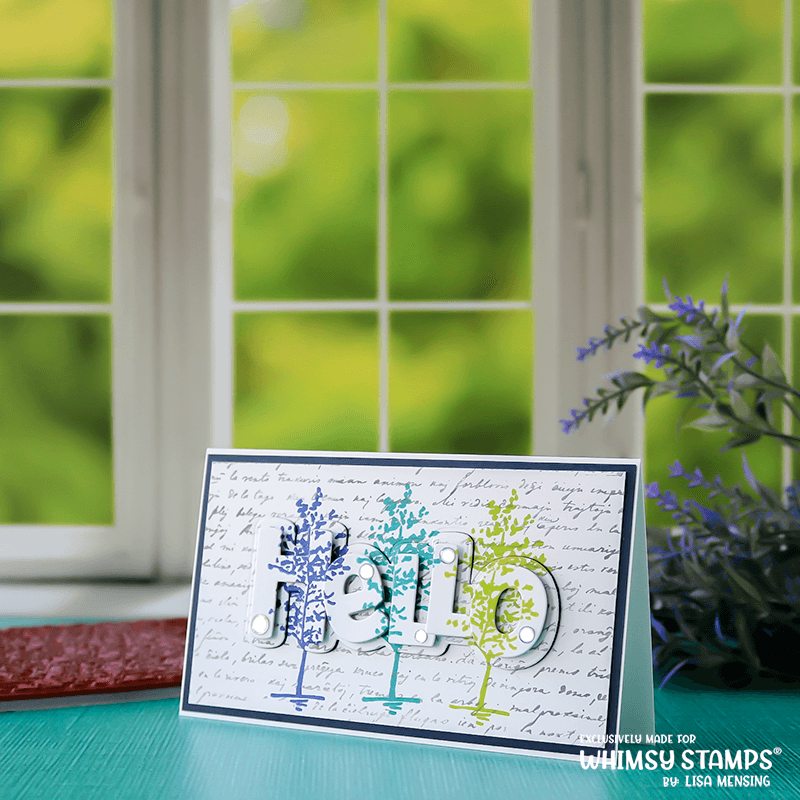 **NEW Sympathy Silhouette Clear Stamps - Whimsy Stamps