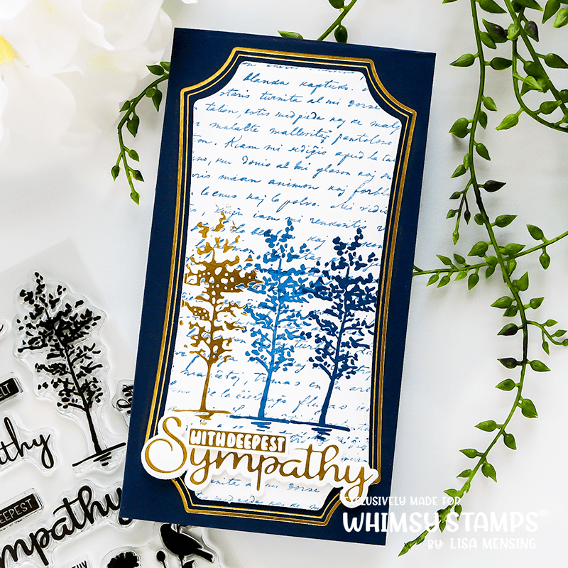 **NEW Sympathy Silhouette Outlines Die Set - Whimsy Stamps